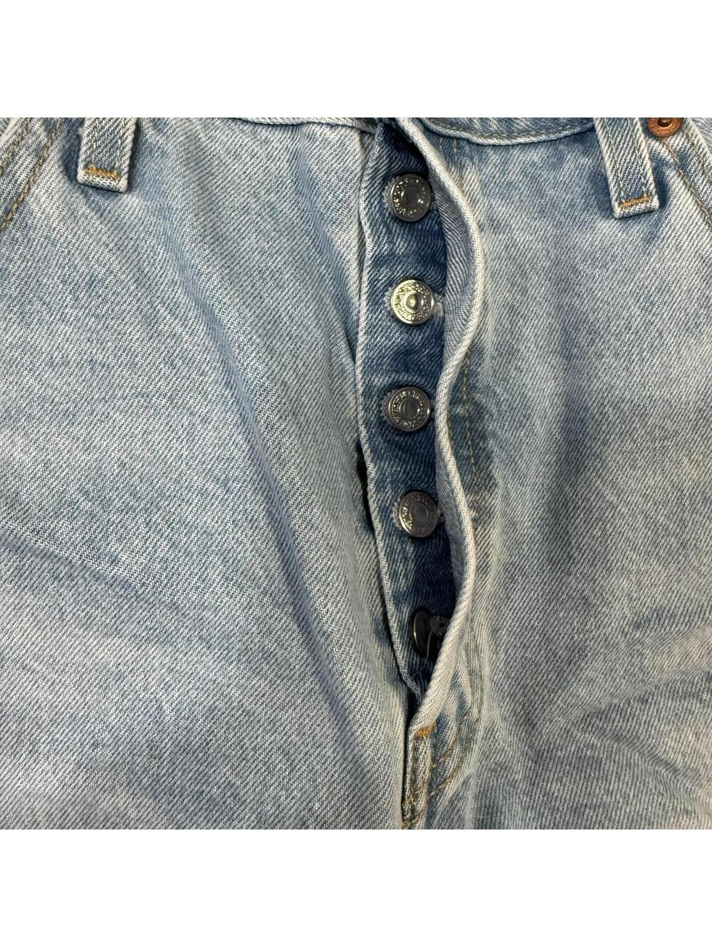 Levi's Blue Denim Cut-off Shorts - Size 33 - Picture 4 of 5